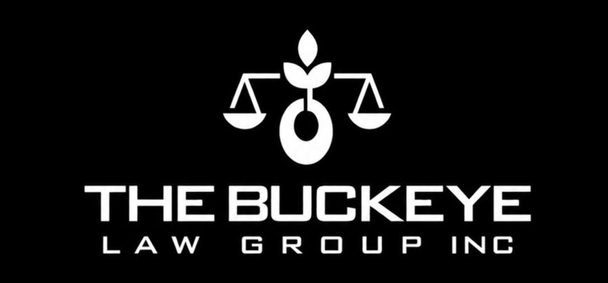 The Buckeye Law Group Business Logo in Black and White.